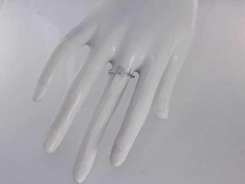 ZŁOTY PIERŚCIONEK 585 BRYLANT 0.150ct - SI/H