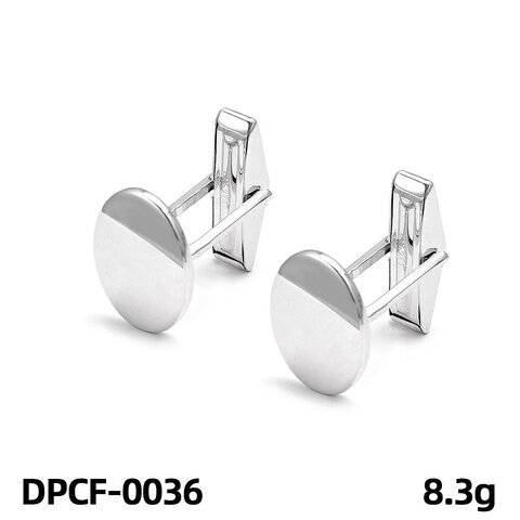 SPINKI DO MANKIETÓW  GŁADKIE, OWALNE