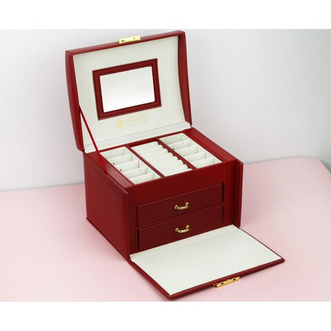 Szkatułka na biżuterię kuferek etui organizer pudełko 