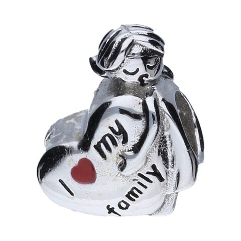 Koralik Zawieszka Beads do Pandora Srebro 925 I Love My Family 