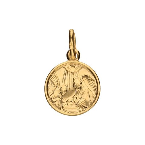 Złoty Medalik próba 585 Zwiastowanie Maryi