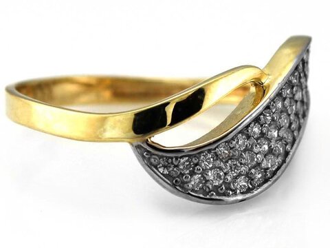 Złoty pierścionek 585 Klasyczny
